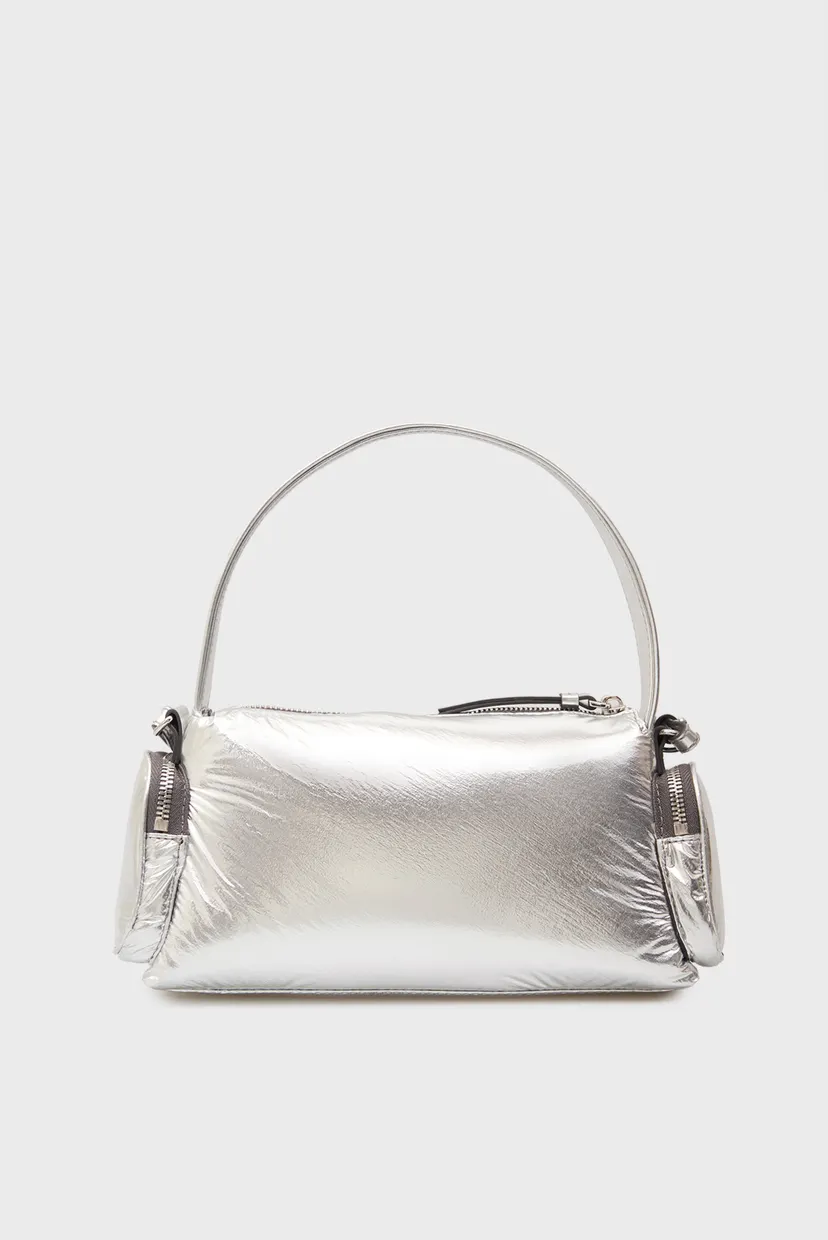 Сумка/POCKET SILVER NYLON SMALL BAG 4