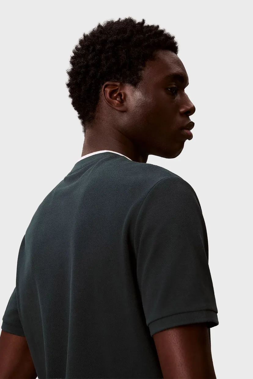 Tricou/SS TIPPED PIQUE CREWNK TEE 4