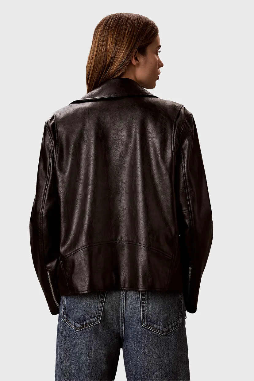 Geaca de piele/FAUX LEATHER MOTO JACKET 4