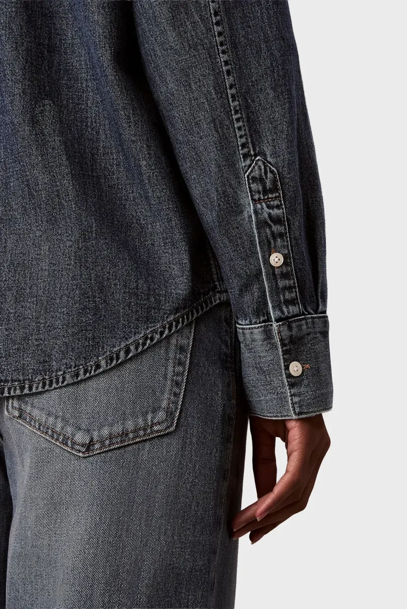 Cămaşă/LS CLASSIC DENIM SHIRT BLUE WHAR 6