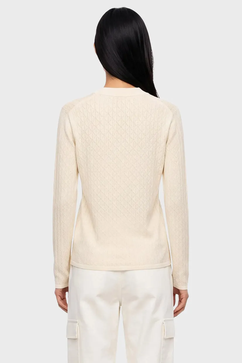 Кардиган/LS AOP Pointelle Cardigan 3