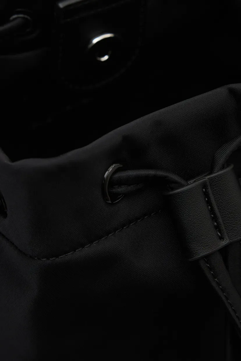 Сумка/KLJ NYLON LACE UP SM BUCKETBAG 4
