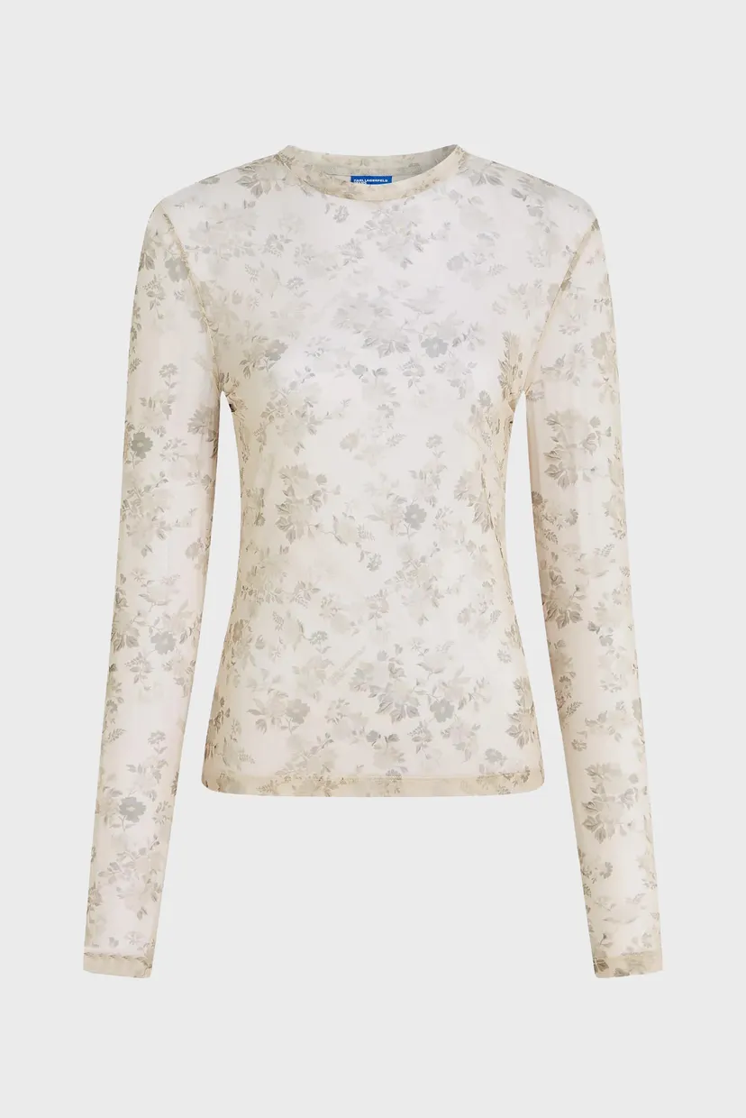 Maneca lunga/KLJ AOP FLORAL TOP 5