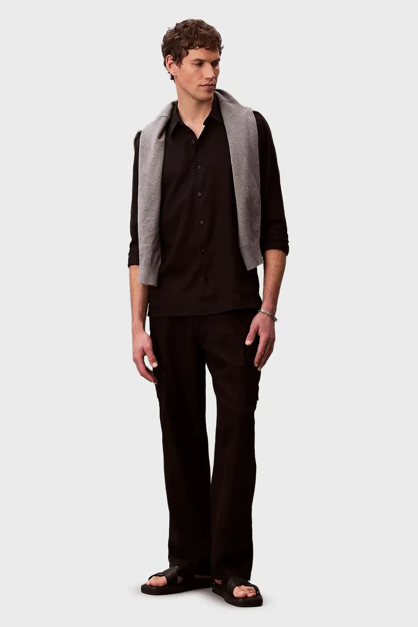 Cămaşă/LS SOLID LINEN CLASSIC SHIRT 5