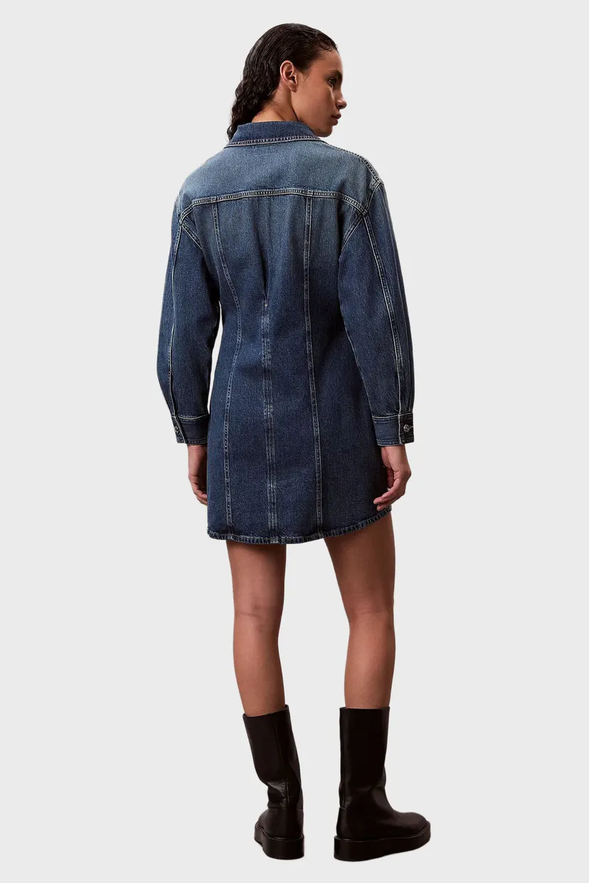Rochie/LS DENIM MINI DRESS COLD SPRINGS 3