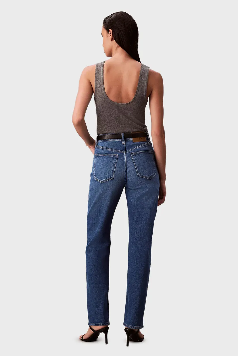Джинсы/HIGH RISE STRAIGHT INDIGO CHANNE 4