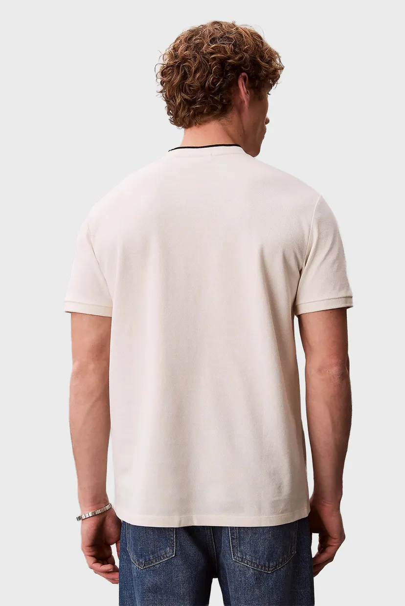 Tricou/SS TIPPED PIQUE CREWNK TEE 3