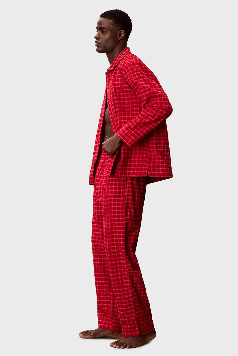 Pijama/LS BUTTON DOWN PANT SET 3