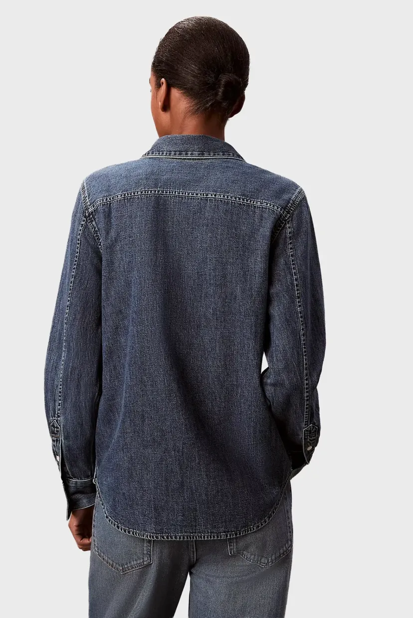 Cămaşă/LS CLASSIC DENIM SHIRT BLUE WHAR 4