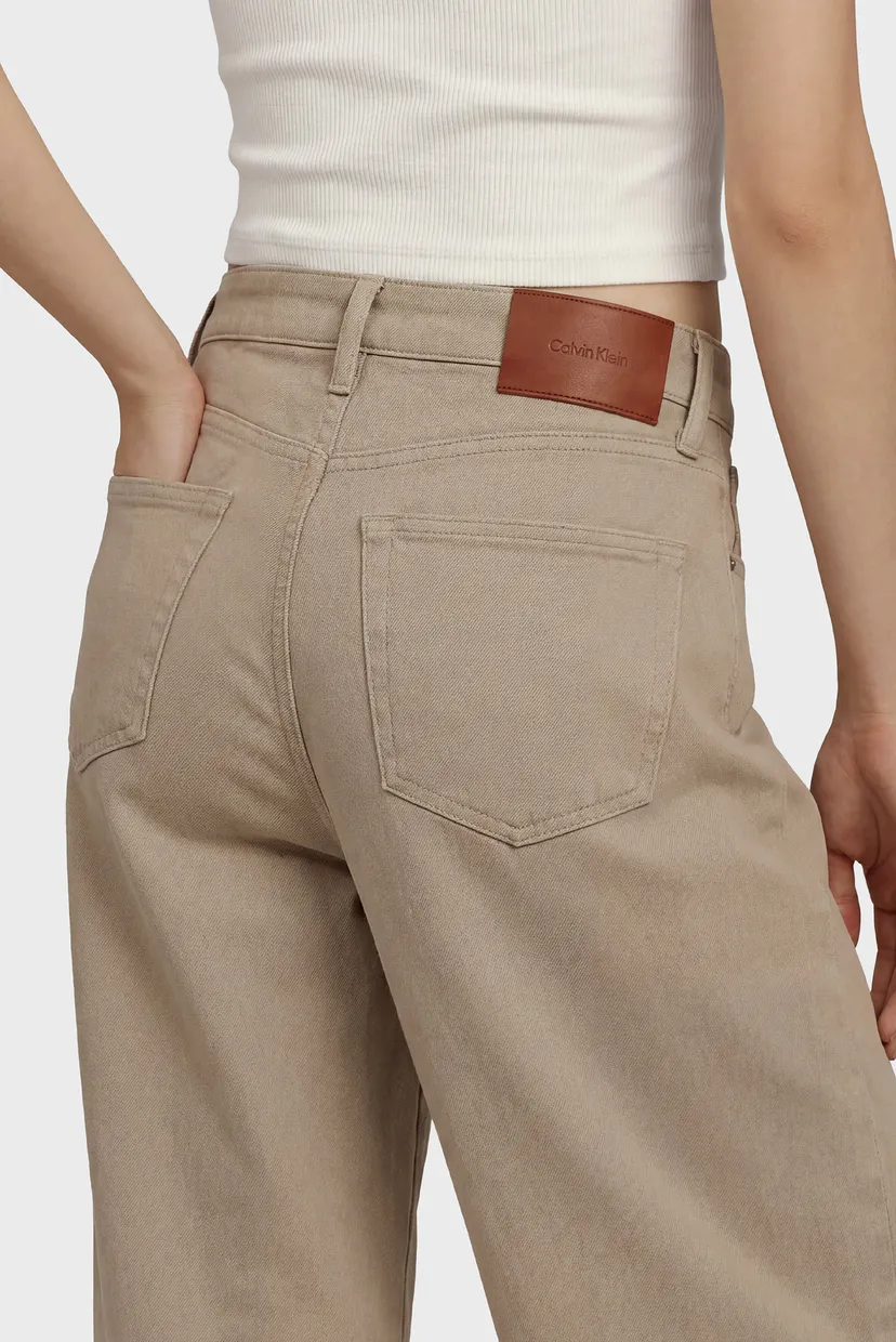 Blugi/COTTON CROPPED BARREL LEG PANTS 3