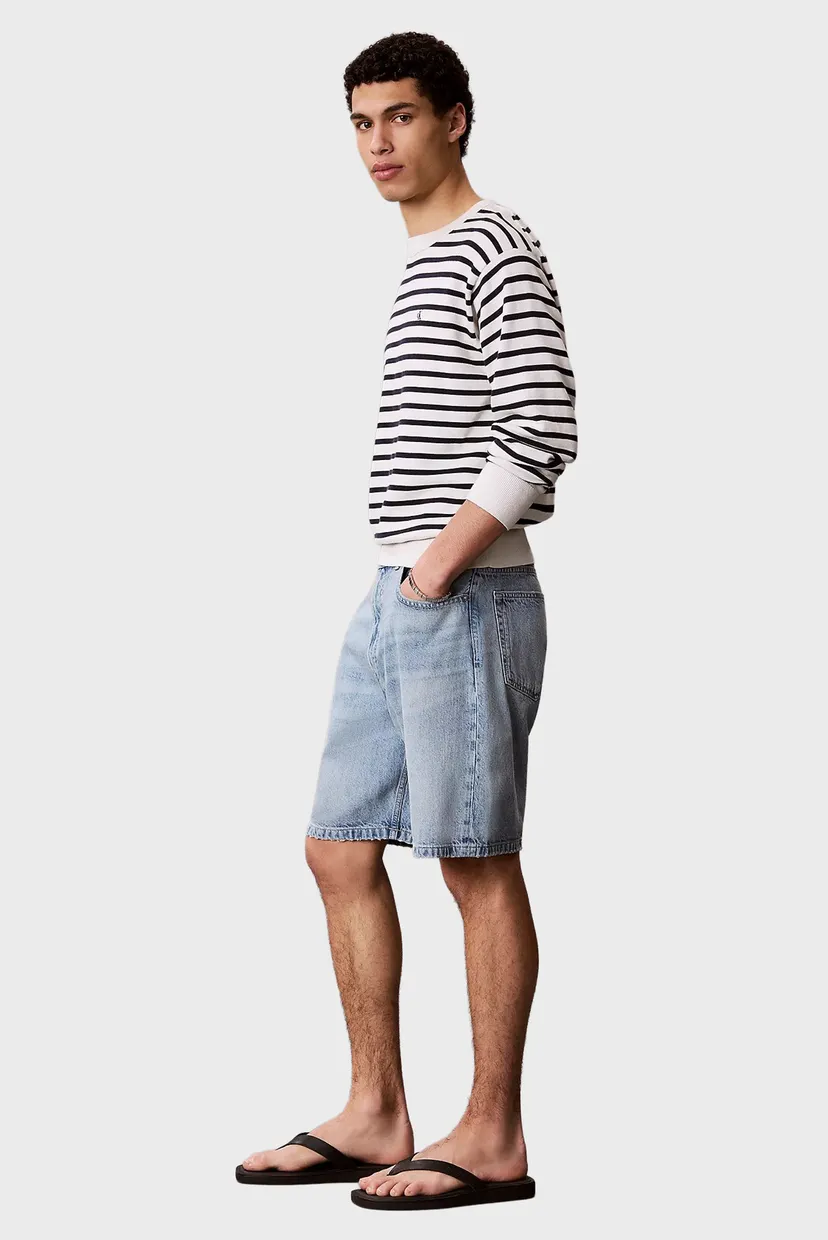 Шорты/LINEN 90S SHORT DRIFTWOOD BLUE 3
