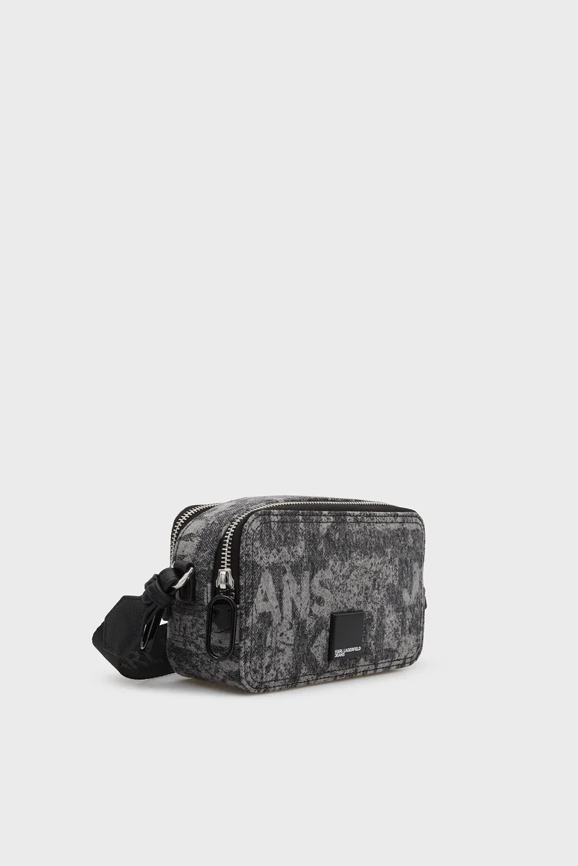 Сумка/klj box logo camera bag denim 3