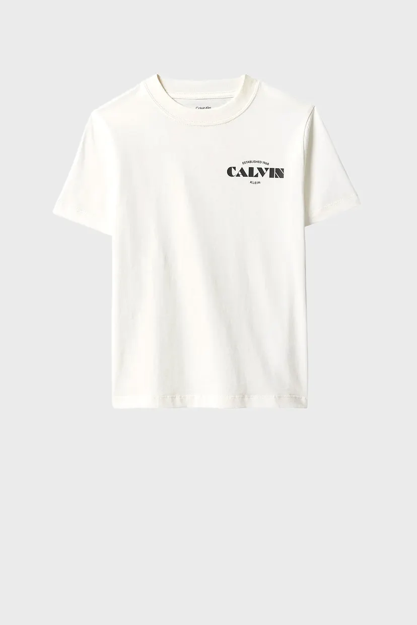 Футболка/CALVIN SMALL CHEST PRINT TEE SS 6