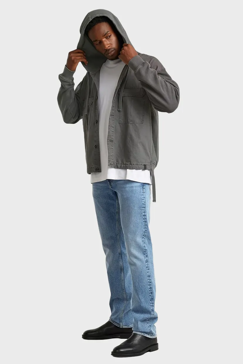 Реглан/Woven mix loose hdd sw overshirt 5