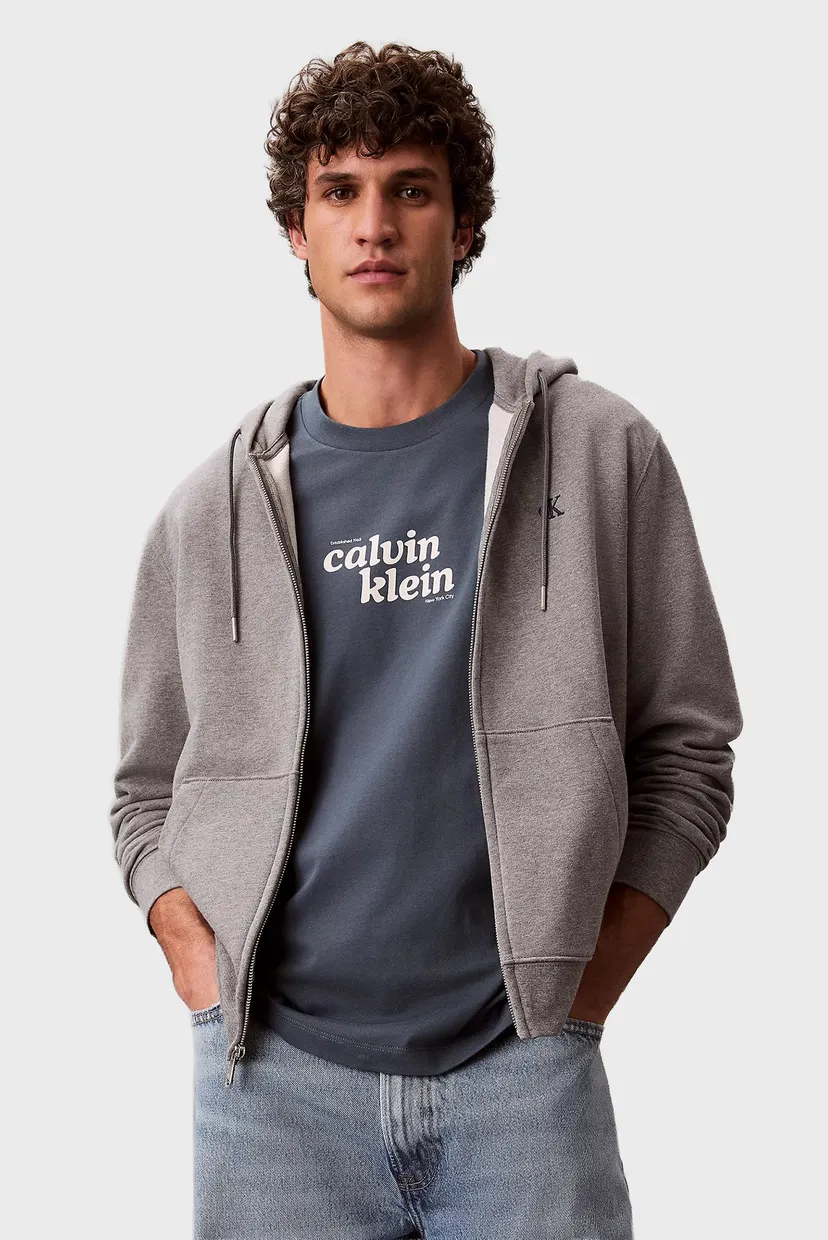 Tricou/SS 20S CALVINKLEIN TRVL FONT GRA 6