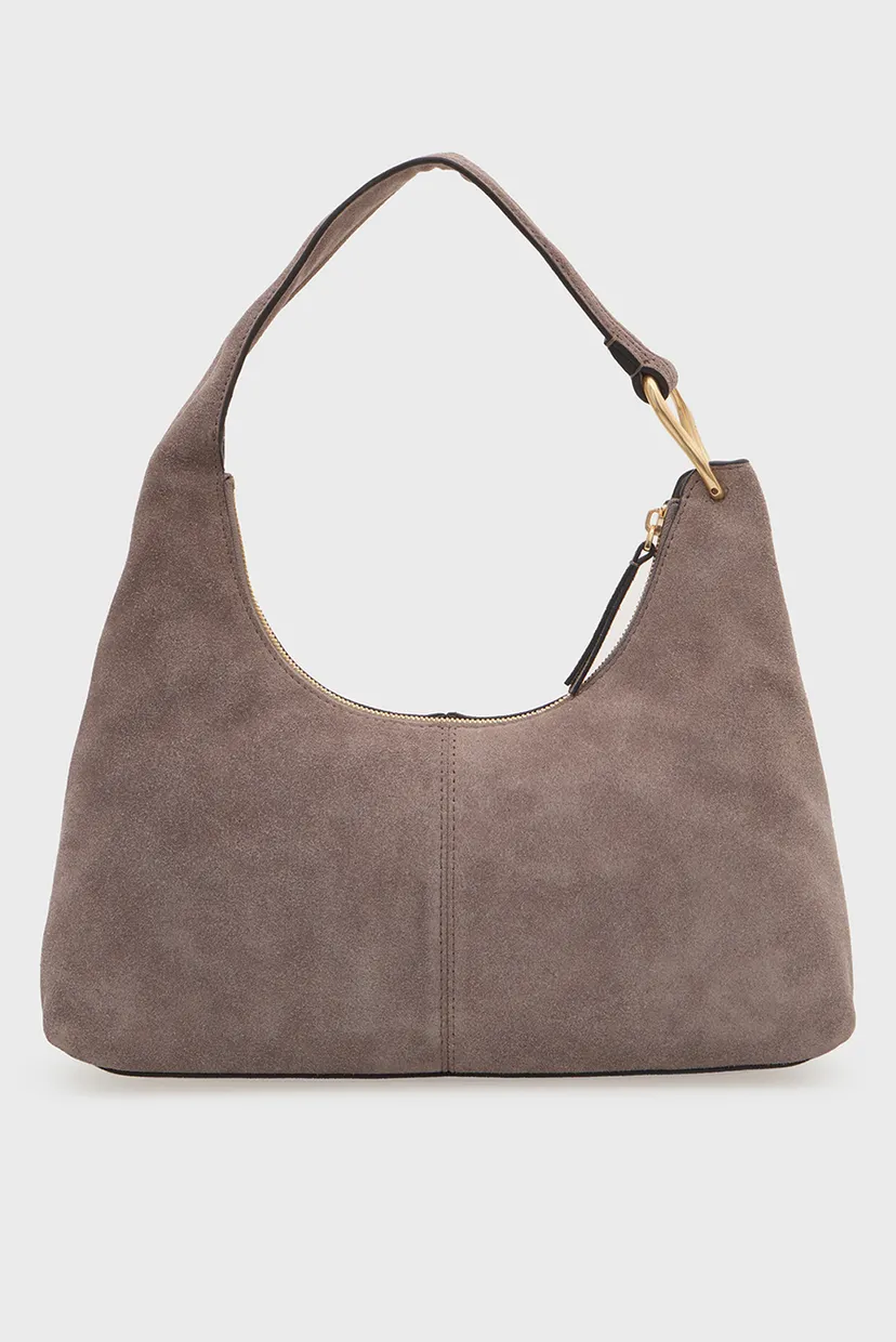 Sac/SLOUCHY SUEDE SHOULDER BAG 4