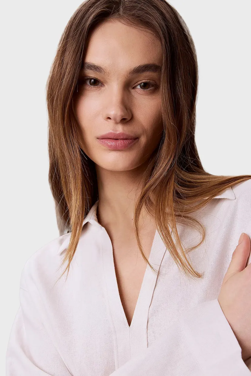 Рубашка/LINEN LS SHIRT 4