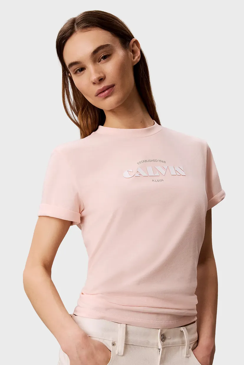 Футболка/SS CLASSIC RESORT CALVIN LOGO TE 6