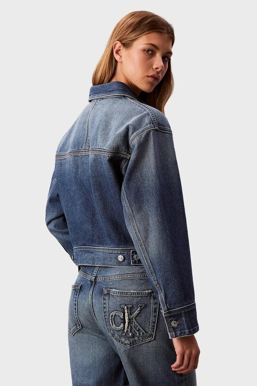 Jacheta denim/WORKWEAR JACKET CK SANDED BLUE 3