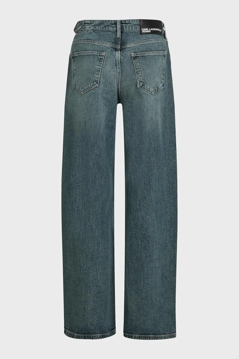 Blugi/klj lr wide leg buckle denim 6