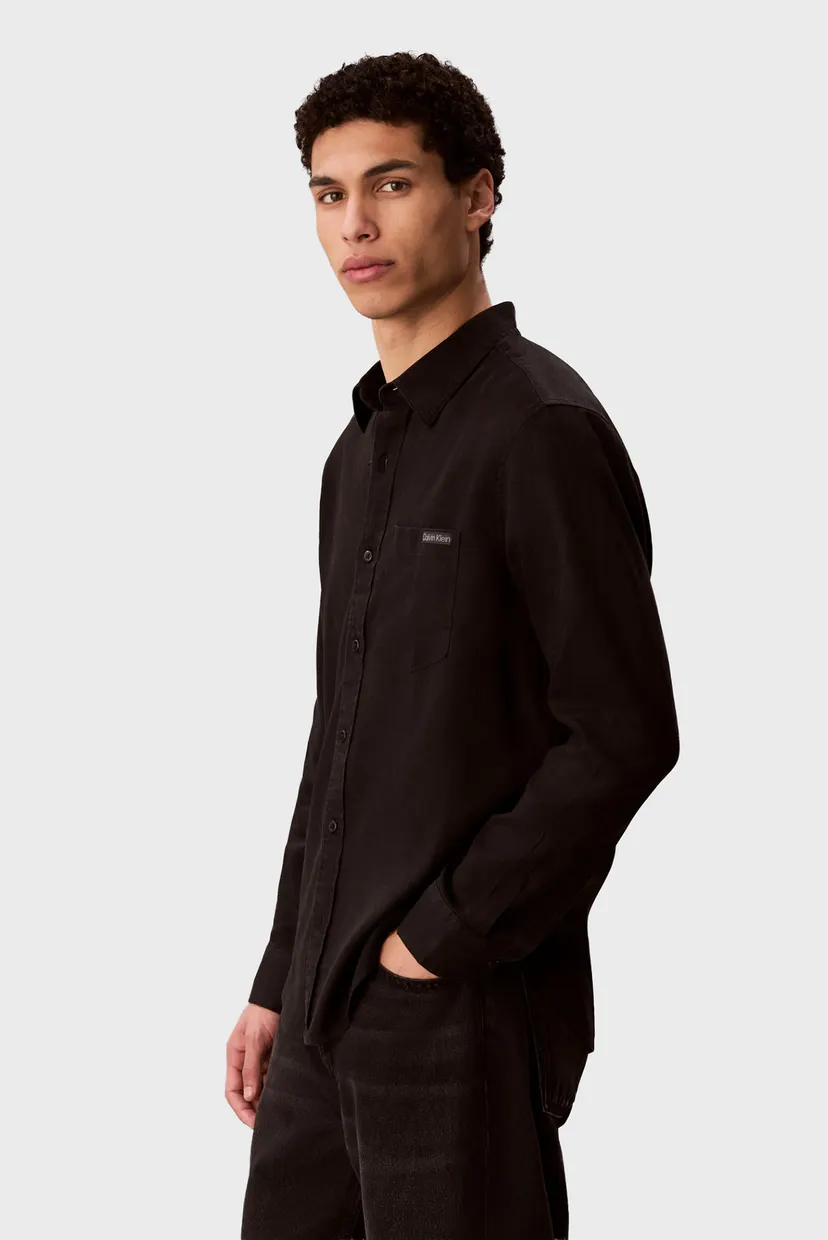 Cămaşă/LS SOLID CASUAL LINEN CLASSIC SH 3