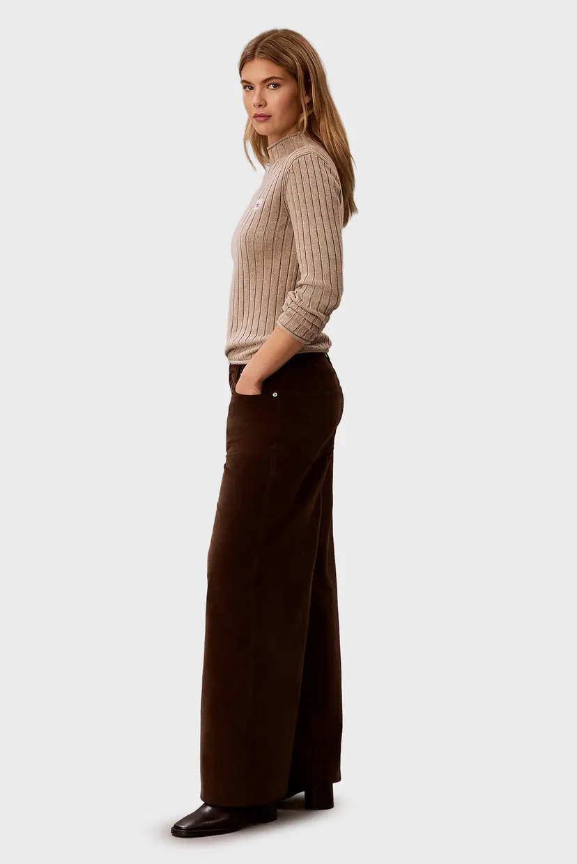 Pantaloni/CORDUROY WIDE LEG PANTS 3