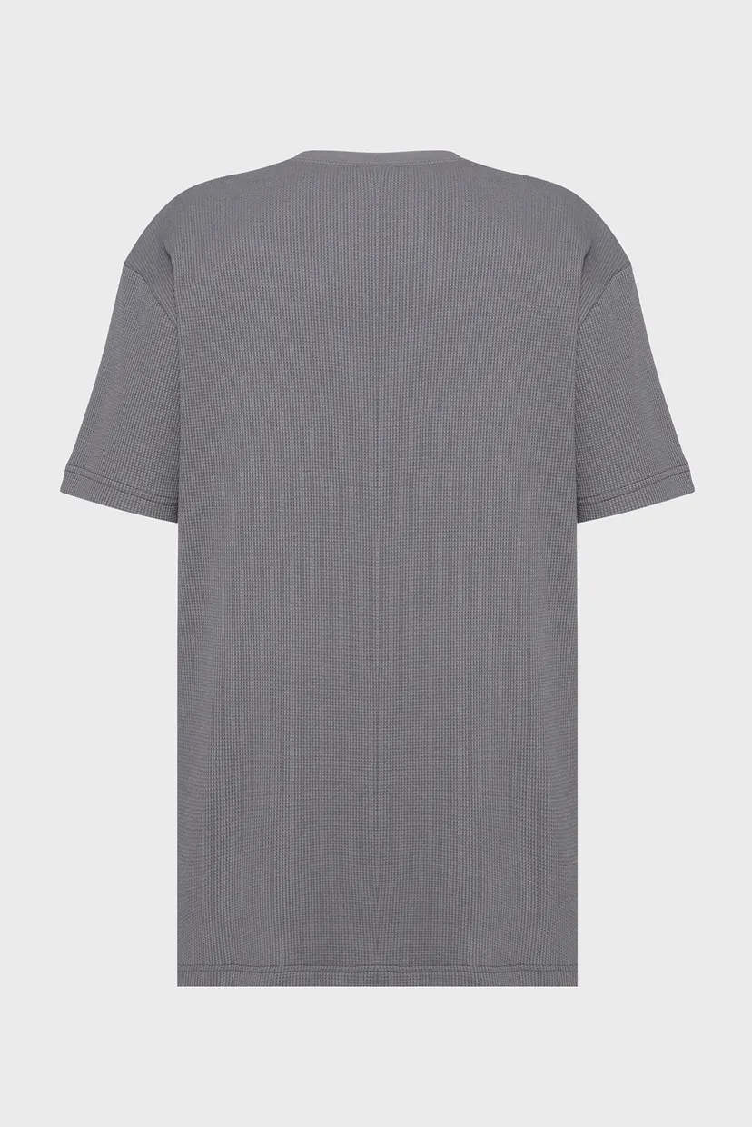 Футболка/KLJ CURVED HEM WAFFLE TEE 6