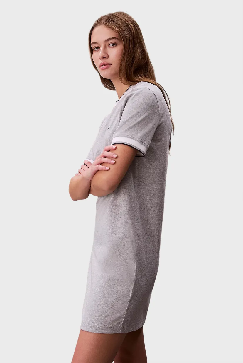 Платье/SS CTN MONOGRAM STRIPE TRIM MINI 3
