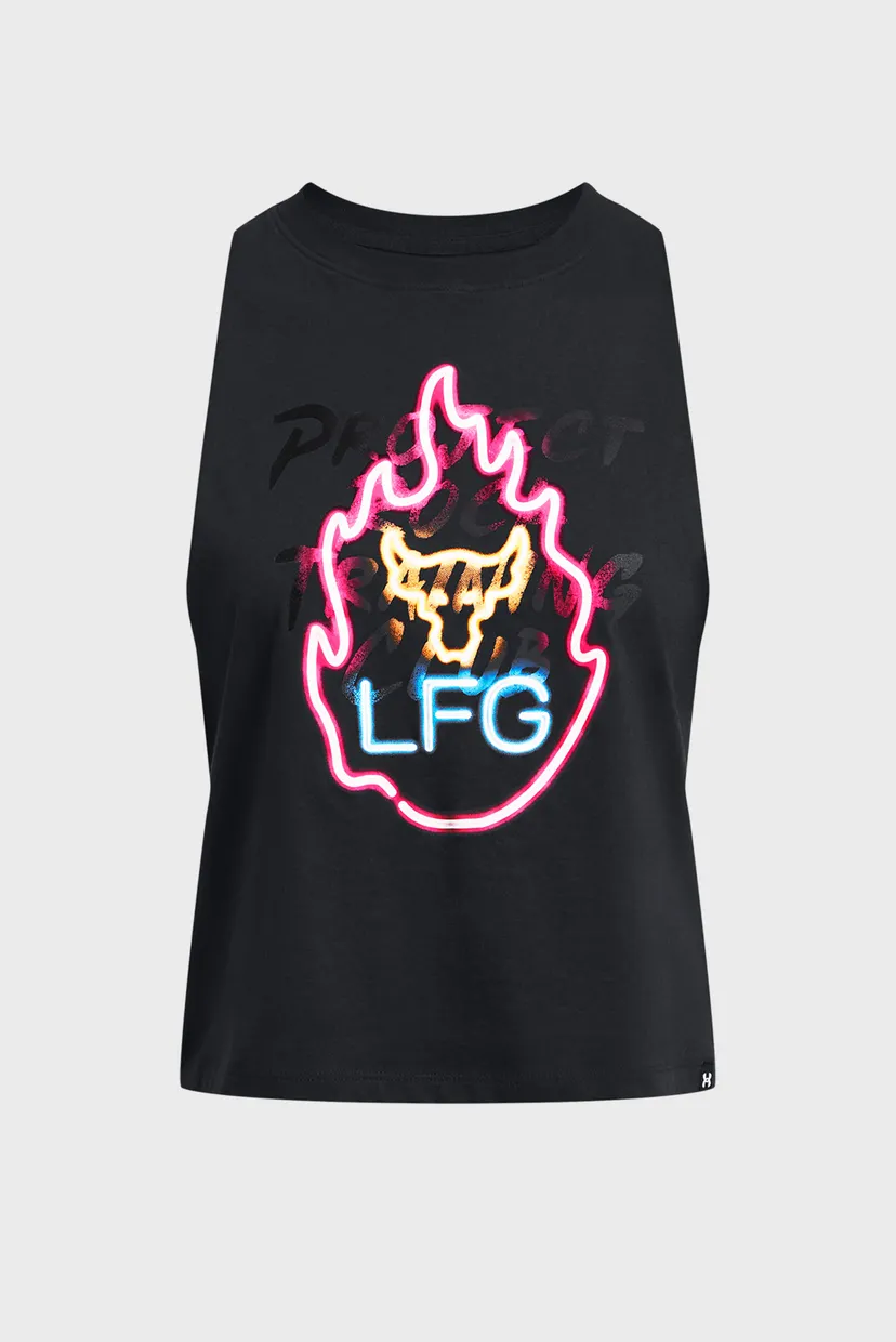 Tricou/Pjt Rck W Neon Flame Tank 3