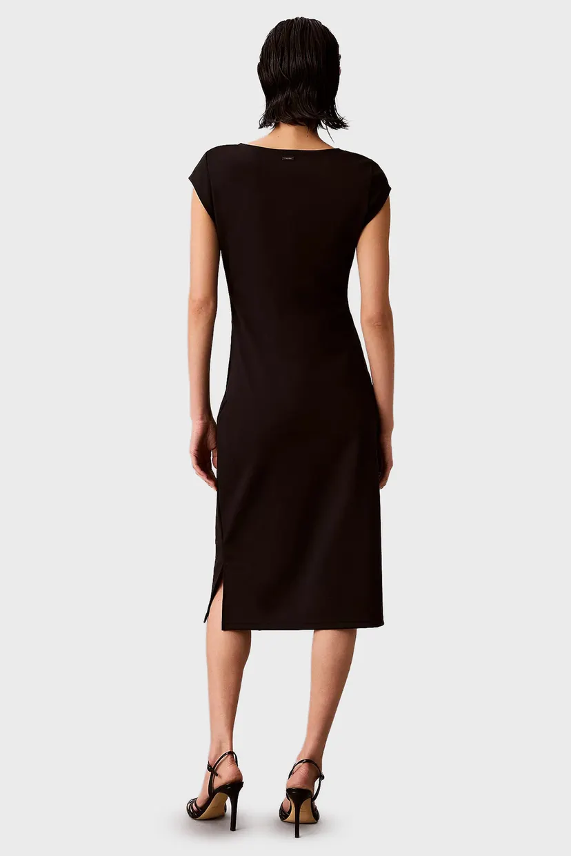 Rochie/CAP SLV INTERLOCK MIDI DRESS 4