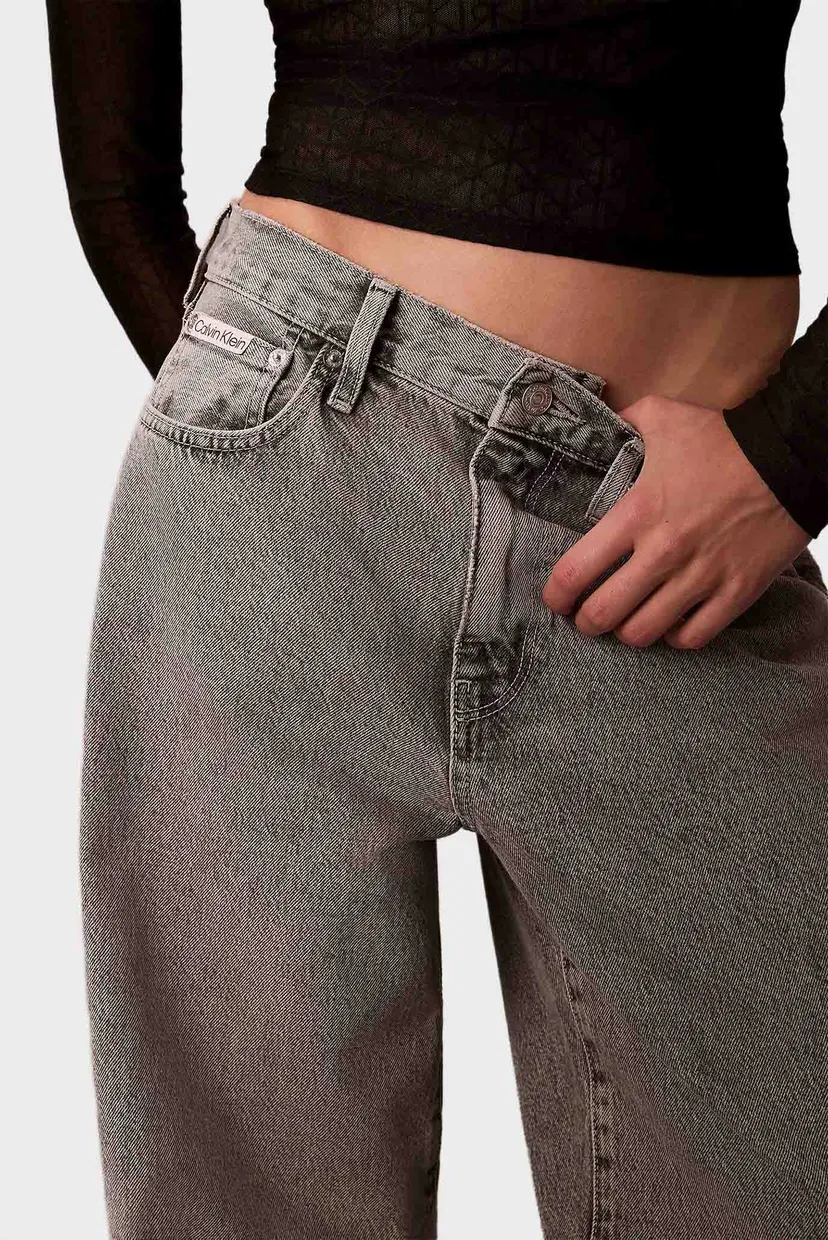 Джинсы/THE WIDE LEG GREY STERLING 4