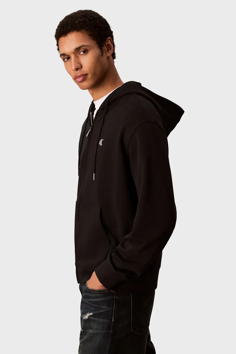 Raglan/LS EU 350TERRY MONOGRAM FZ HOODI 3