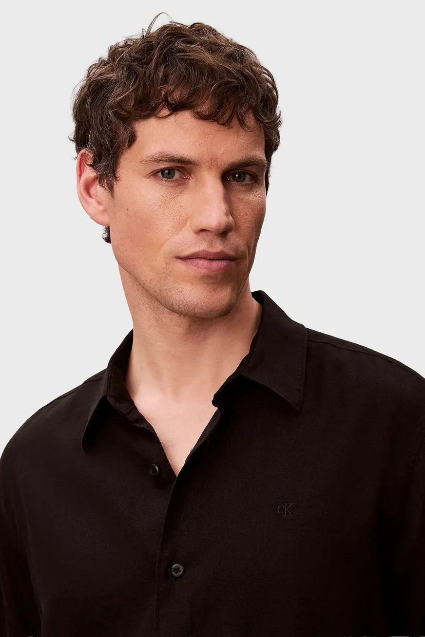 Cămaşă/LS SOLID LINEN CLASSIC SHIRT 4