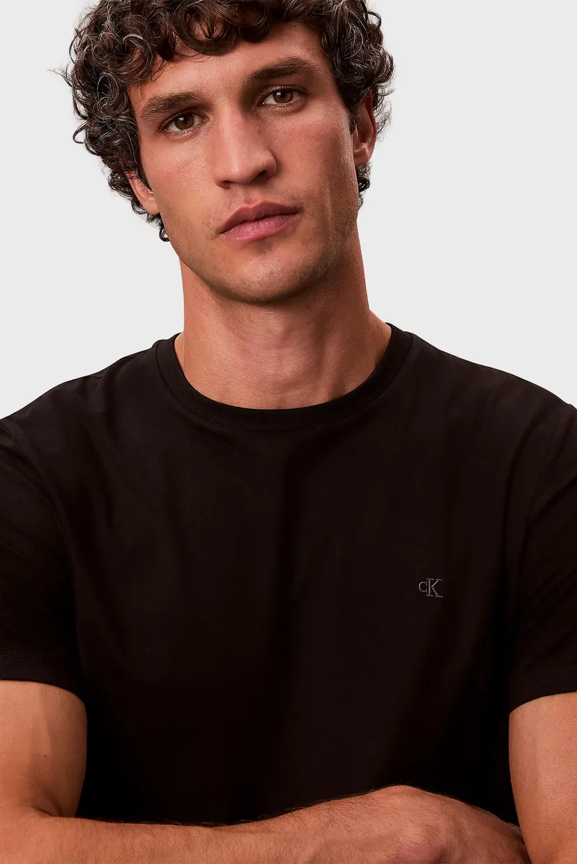 Tricou/SS SLIM STRETCH MONOGRAM TEE 4