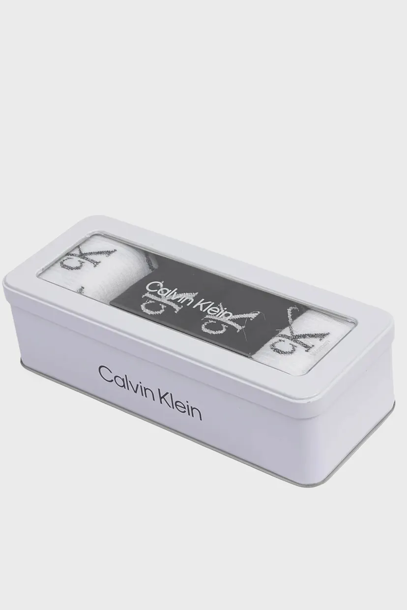Un set de șosete/CK WOMEN SOCK 4P GIFTBOX LUREX 3