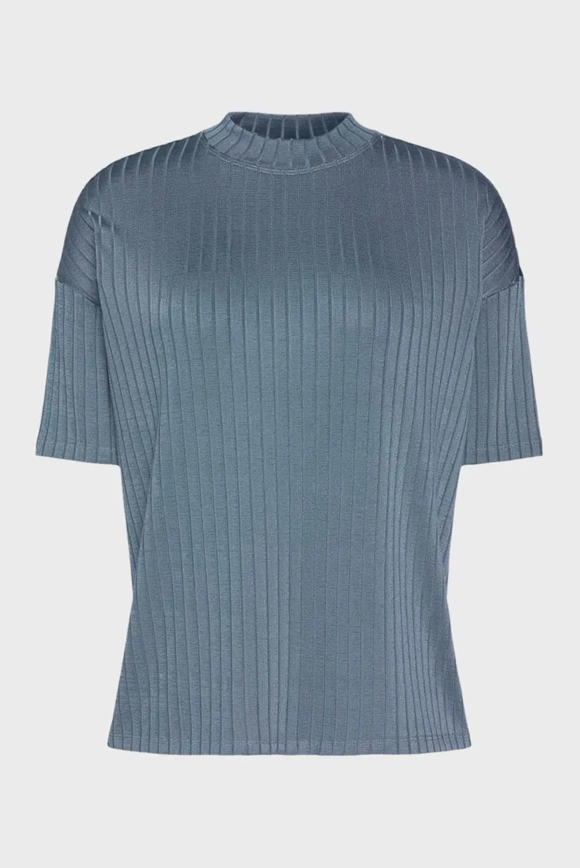 Tricou/SS SHINY RIB MOCK NK TOP 4