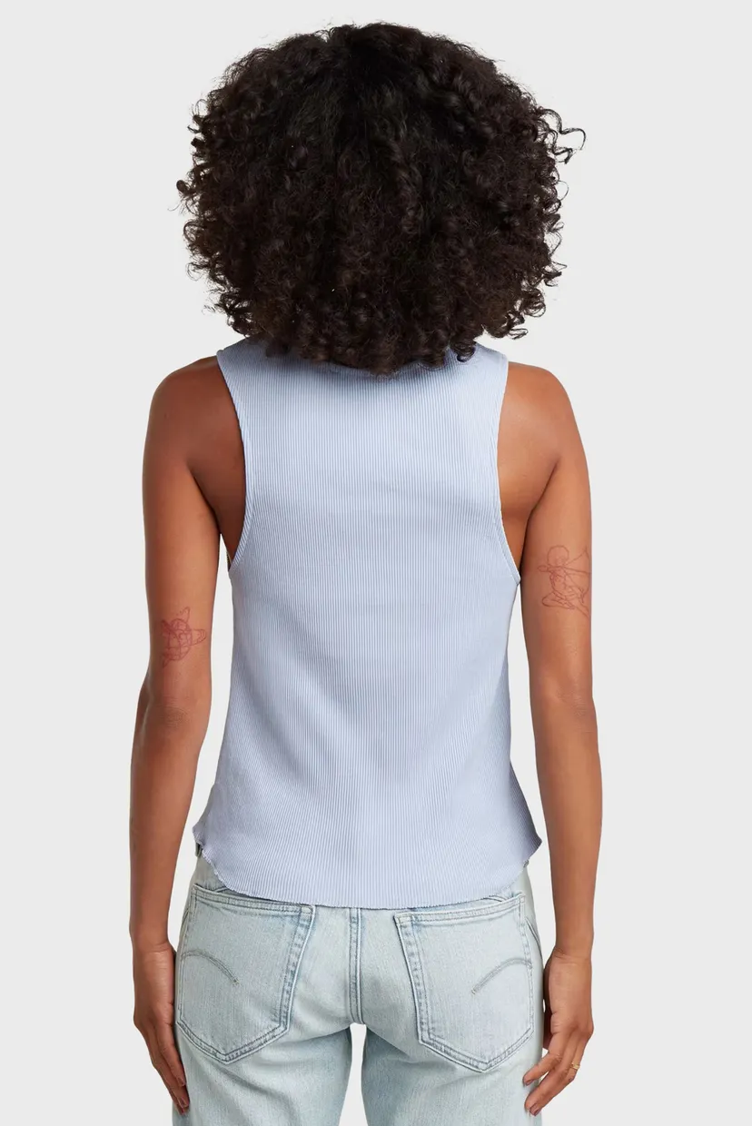 Майка/Slim henley tank r t wmn 3