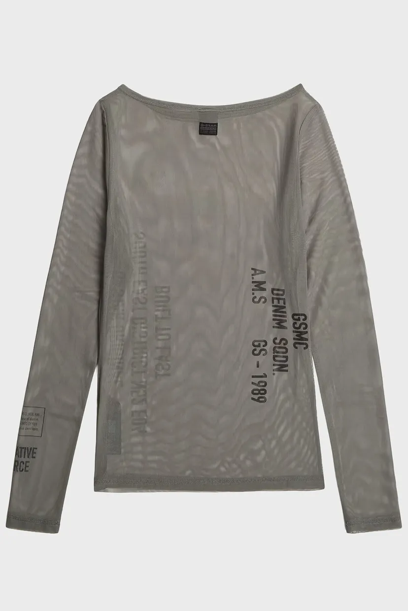 Лонгслив/Stencil gr boat slim t wmn 7