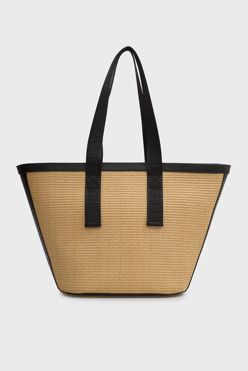 Sac/KLJ BOX LOGO RAFFIA SHOPPER 4
