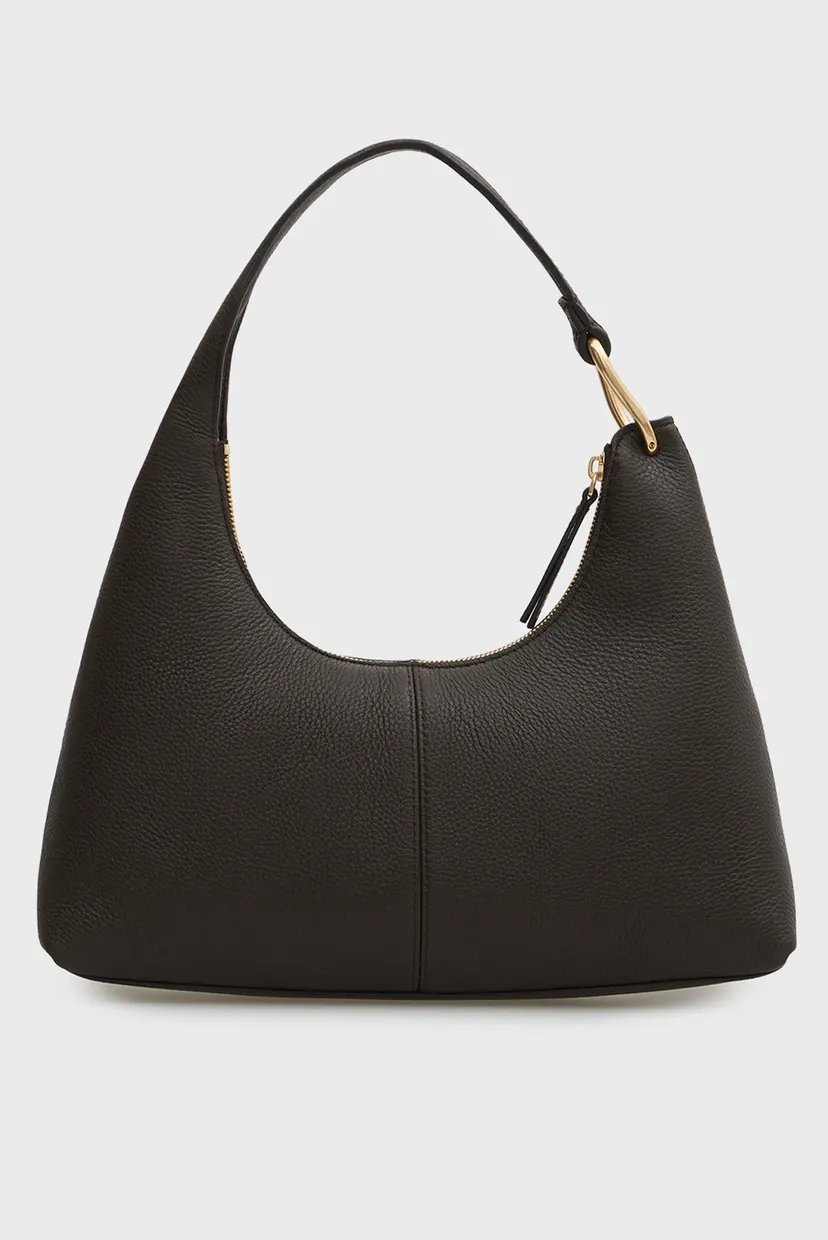 Sac/SLOUCHY LEATHER SHOULDER BAG 4