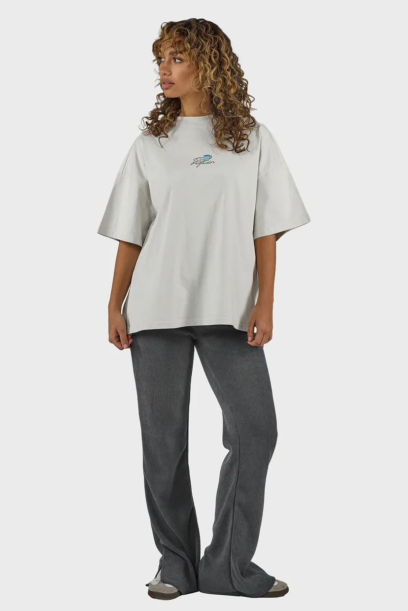 Tricou/Trakai Heavy Oversized Tee Washed Fog Grey 3
