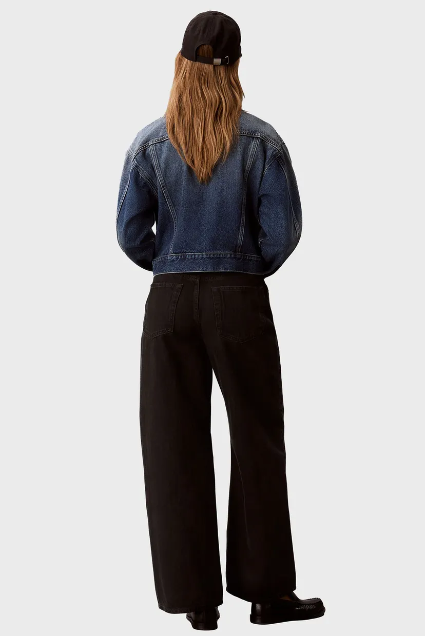 Джинсы/THE WIDE LEG WORN BLACK 3