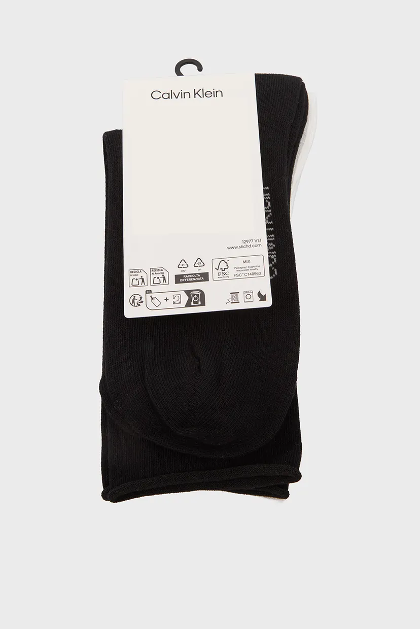 Носки/CK WOMEN SOCK 3P ROLLTOP 3