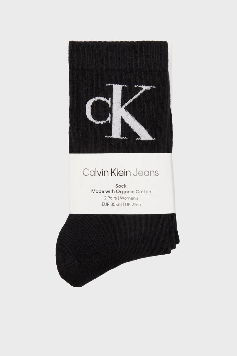 Șosete/CKJ WOMEN SOCK 2P MONOGRAM 3