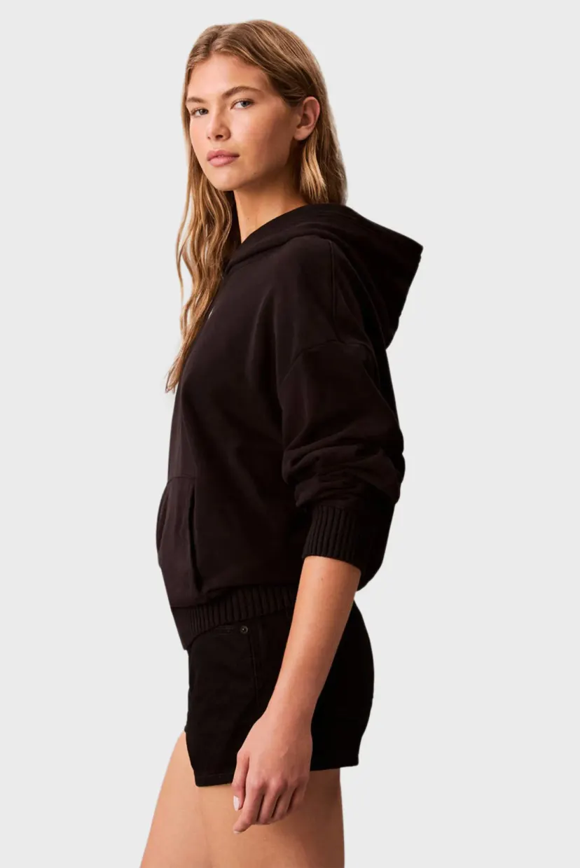 Худи/WOVEN LABEL PEACHED HOODIE 3