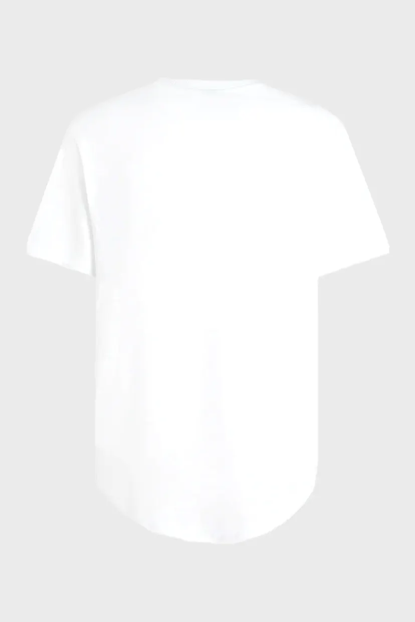 Футболка/KLJ REG CURVED HEM SLUB TEE 6