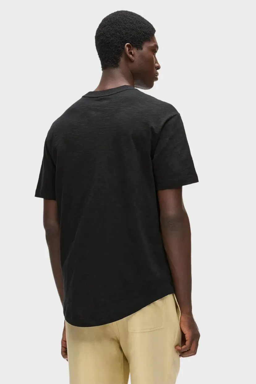 Tricou/KLJ REG CURVED HEM SLUB TEE 3