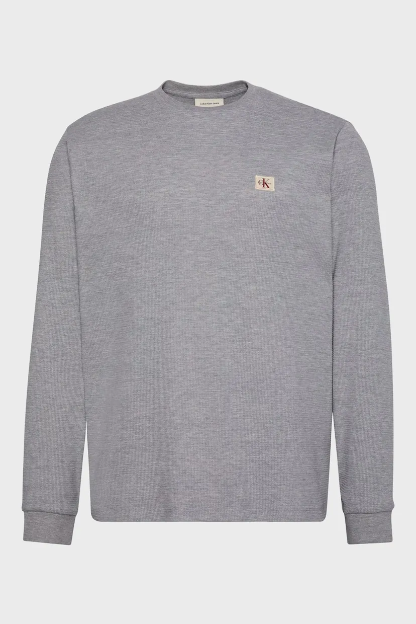 Лонгслив/LS WAFFLE BADGE CREWNK TEE 6