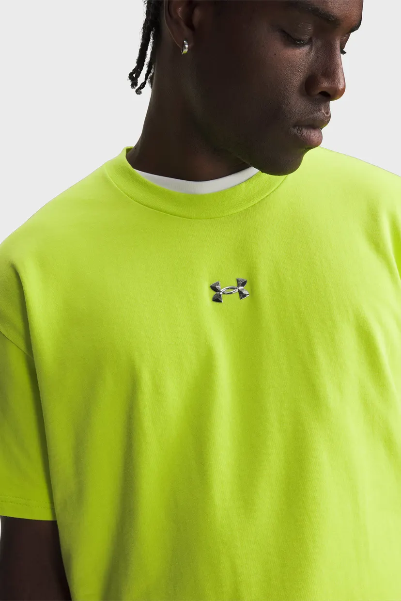 Футболка/UA M HWT METAL LOGO SS 3