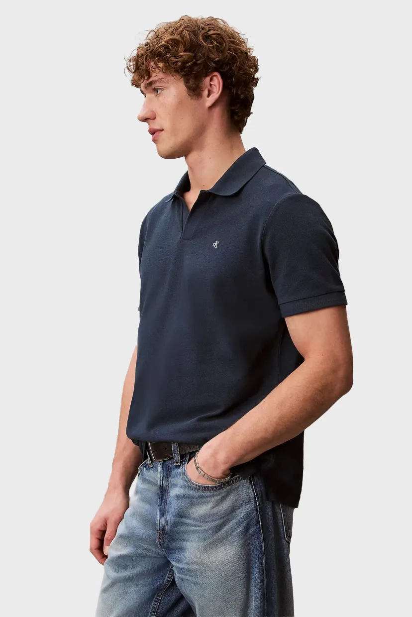 Polo/SS OPEN COLLAR CASUAL PIQUE POLO 4